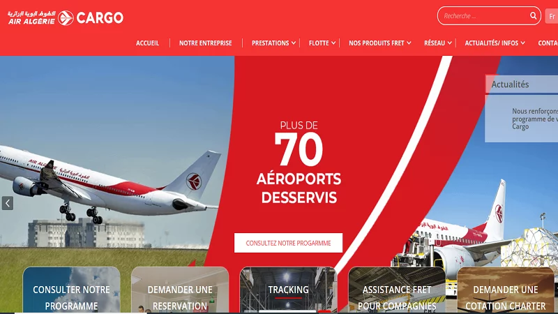 Banner Air Algerie Cargo (Algeria) – Air Freight & Cargo.