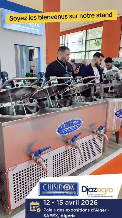 Banner CUISINOX / Algeria / Stainless-steel equipment for foodservice and the agro-food industry