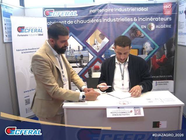Banner ECFERAL / Algeria / Industrial boilers, pressure equipment and waste-incineration systems