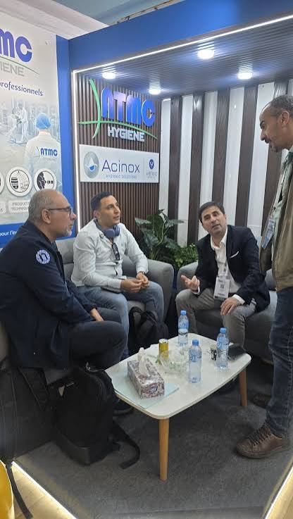 Banner SARL ATMC HYGIENE / Algeria / industrial hygiene, cleaning, and disinfection solutions, particularly for the agri-food industry